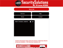 Tablet Screenshot of hsssecurity.net